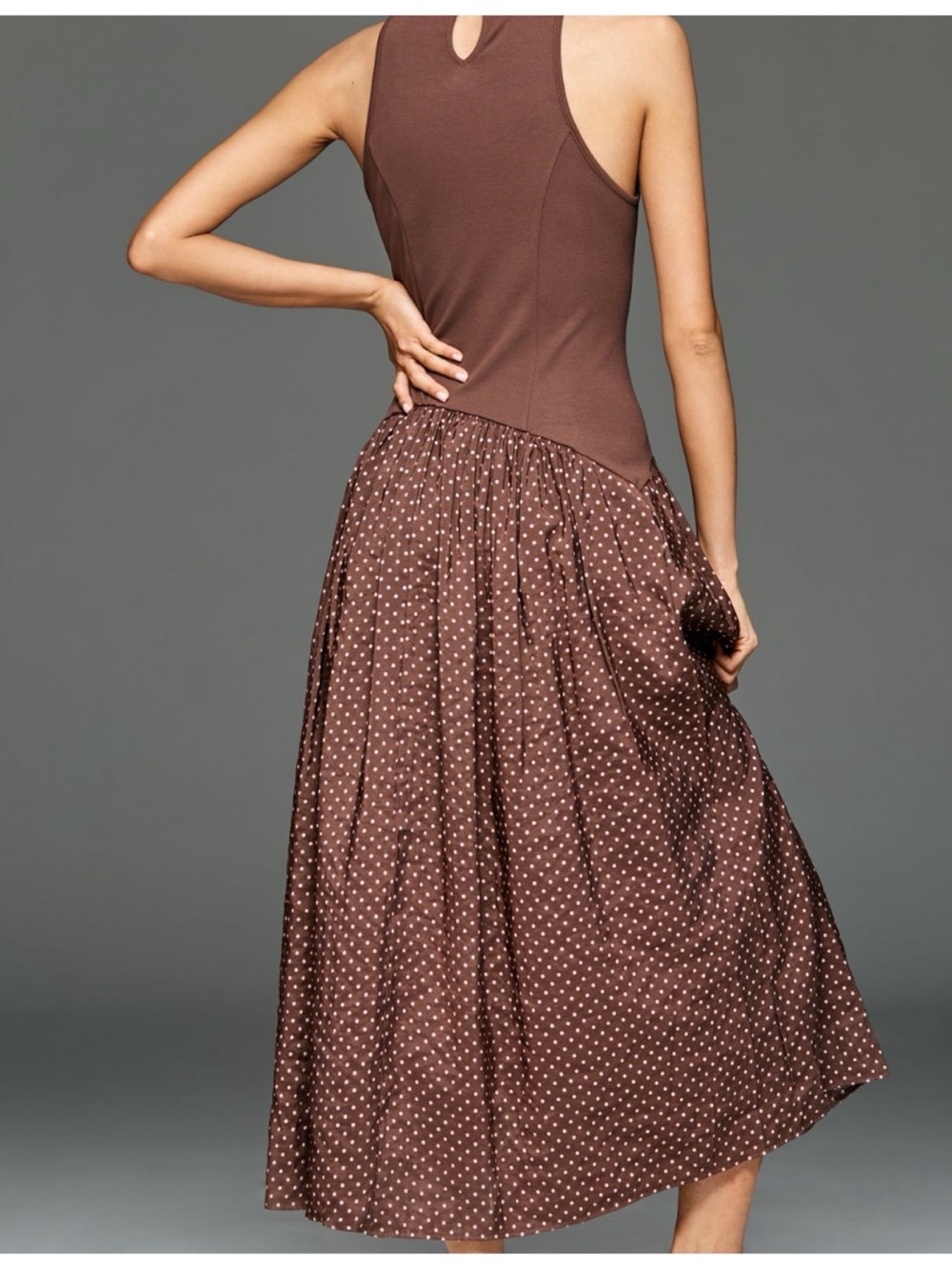 NWT Anthropologie Maeve Mariana Drop-Waist Maxi Dress, M - Picture 3 of 12